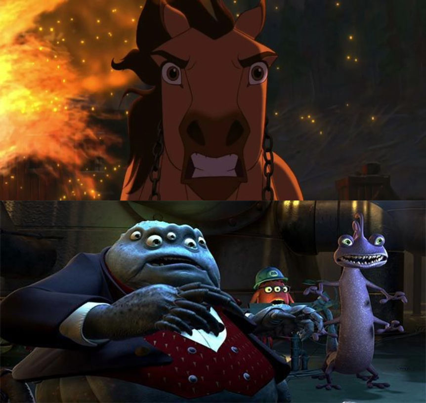 Spirit Is Approaching To Mr Waternoose and Randall by artcancinomontes ...