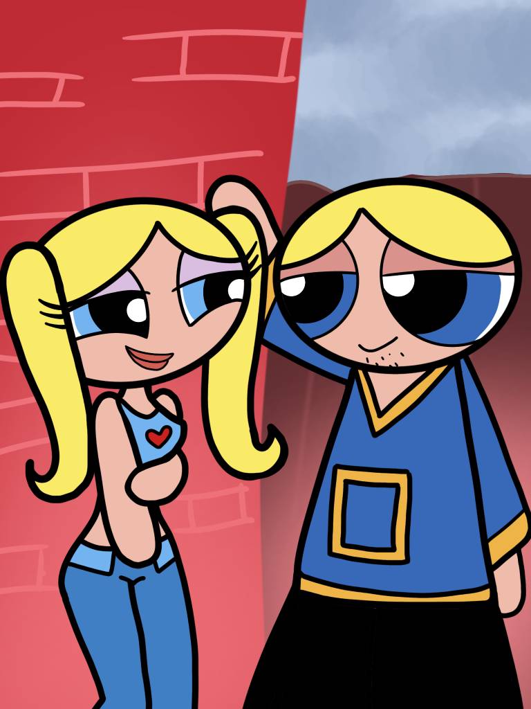 Silly couple (ppg teenage version)bubbles x boomer by ...