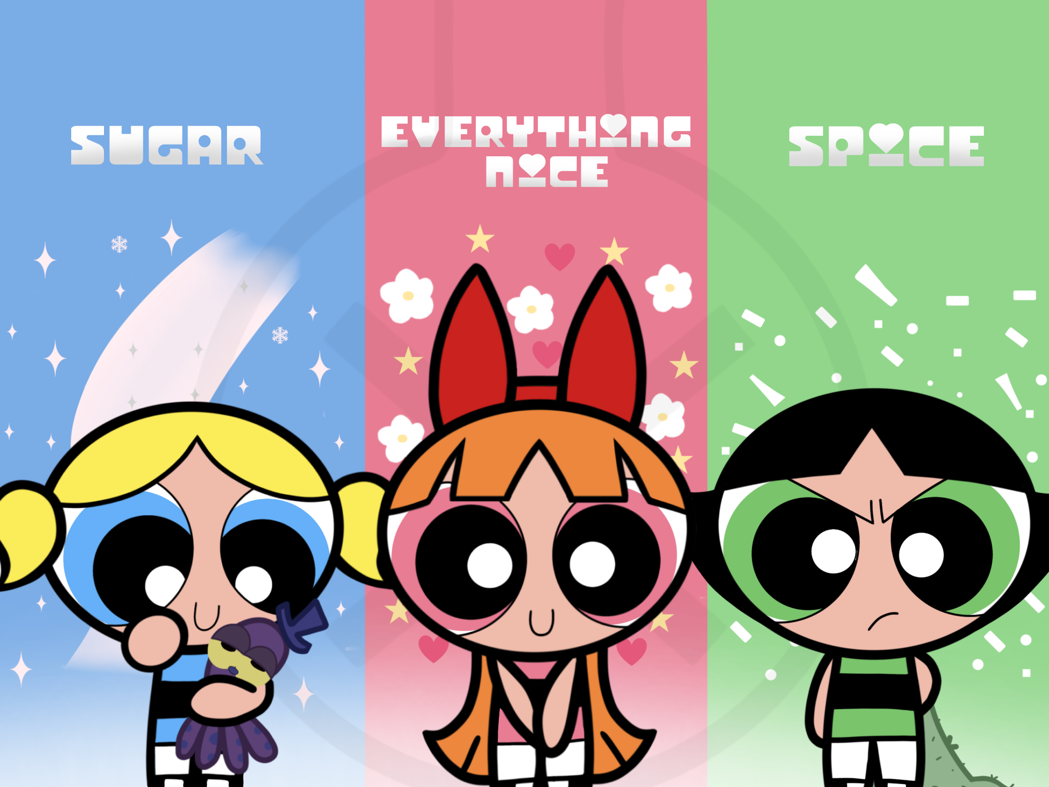SUGAR,SPICE AND EVERYTHING NICE! by thunderlightning1435 on DeviantArt