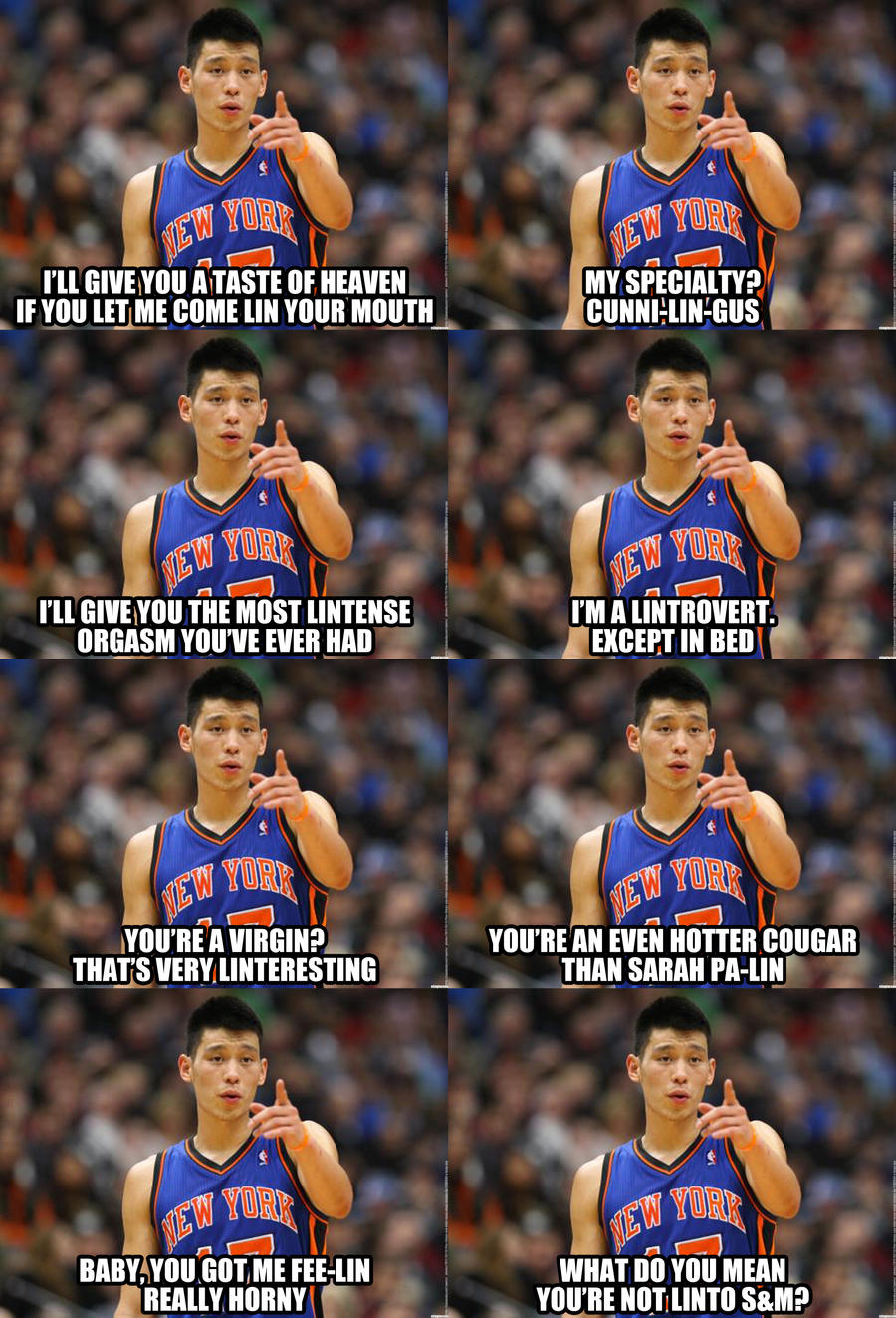 J.Lin Sexual Pick-Up Lines