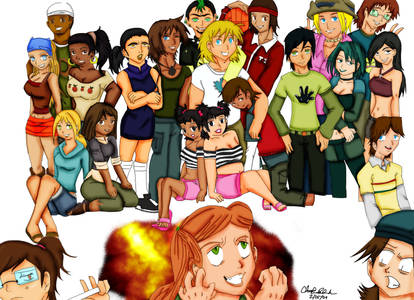 Total Drama Cast Up To Date by SWSU-Master on DeviantArt