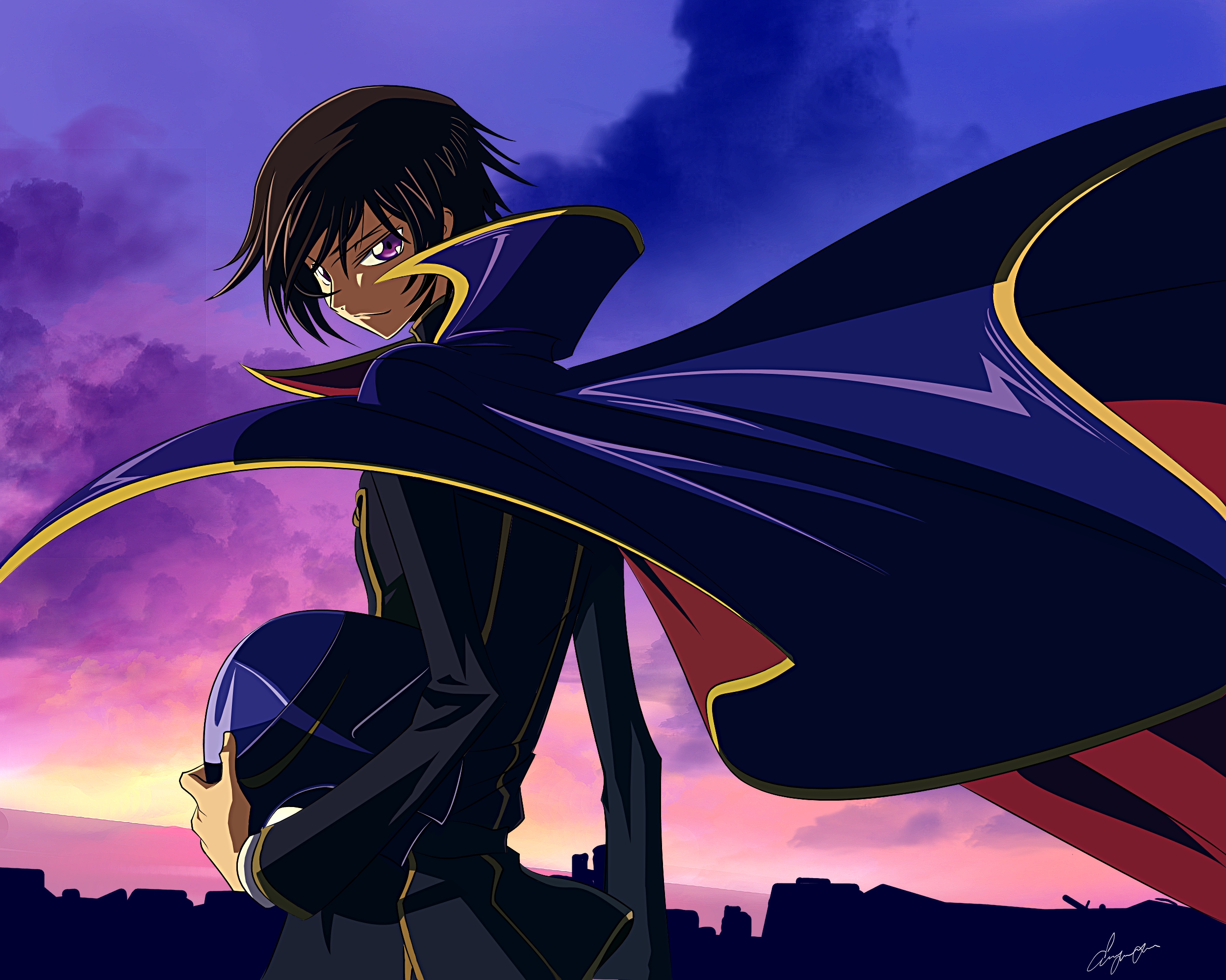 Lelouch anime art by Enigma-XIII on DeviantArt