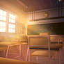 School Classroom (Late Afternoon)