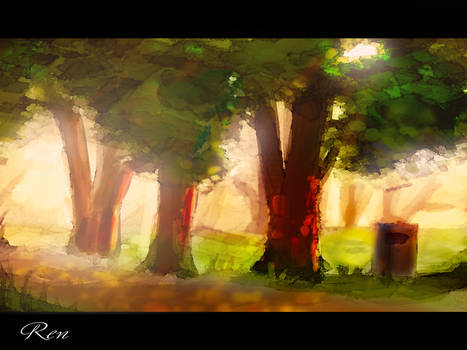 Concept background speedpaint