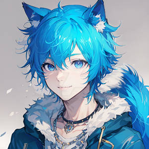 Blue Cat Boy Userpic (reupload)