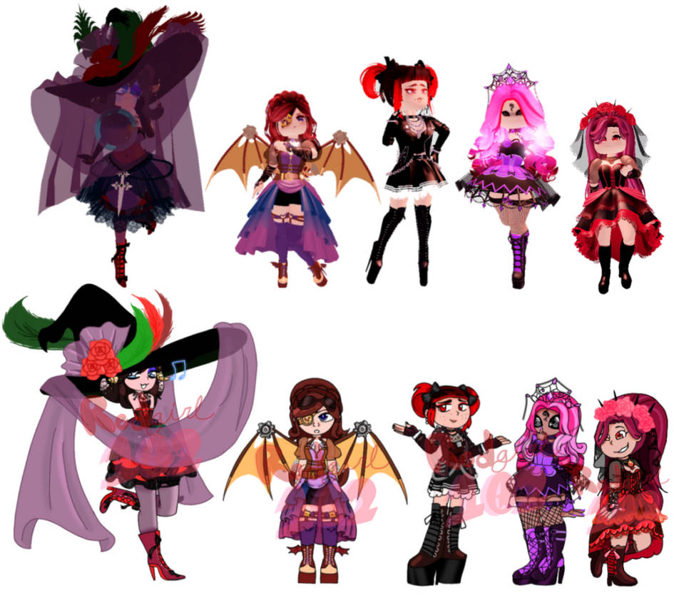 Royale high haloween sets by Redgirl102 on DeviantArt