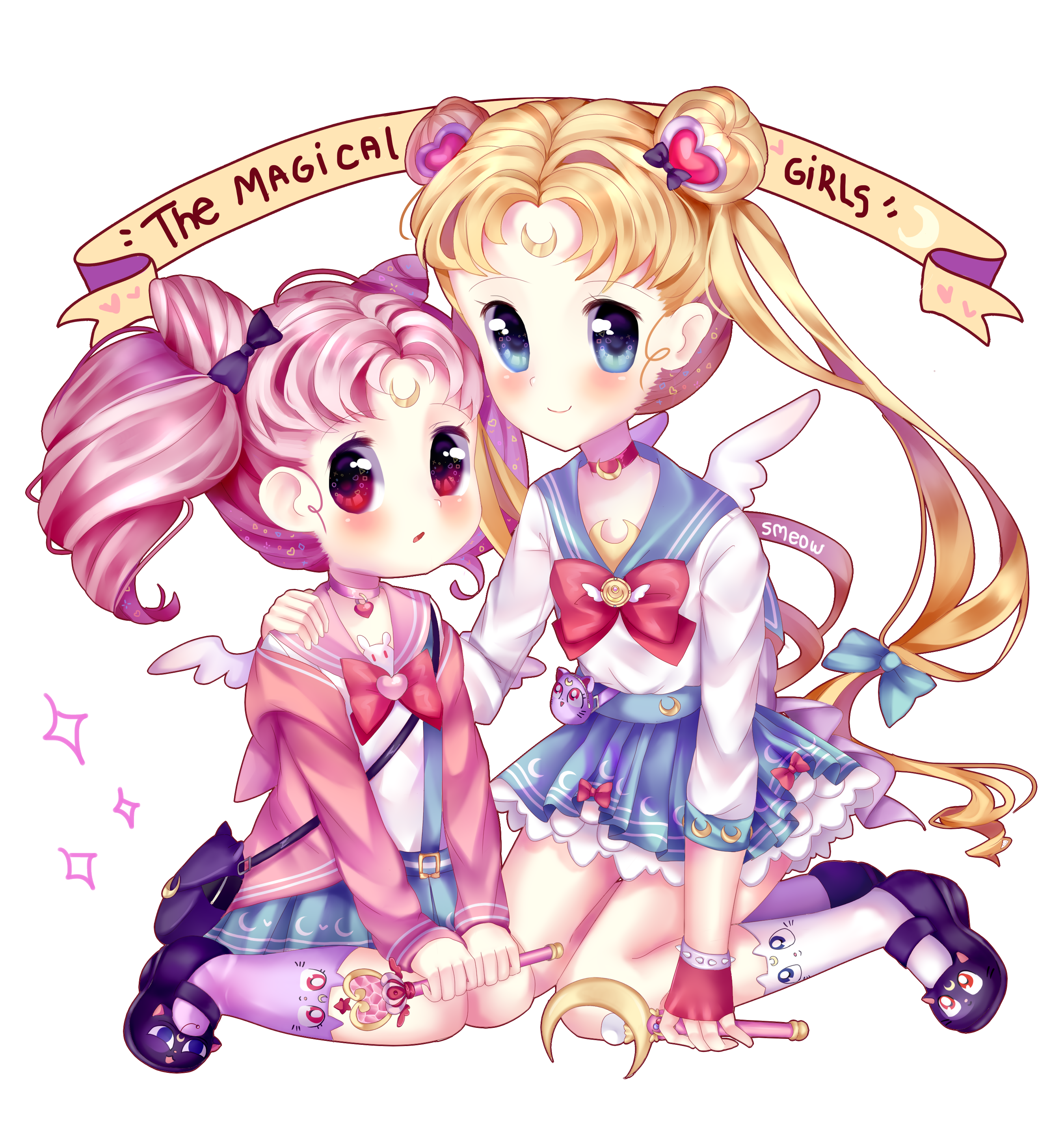 (Fanart) The magical girls!