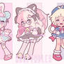 (CLOSED) Lolita Chibi Adoptables Pack 2