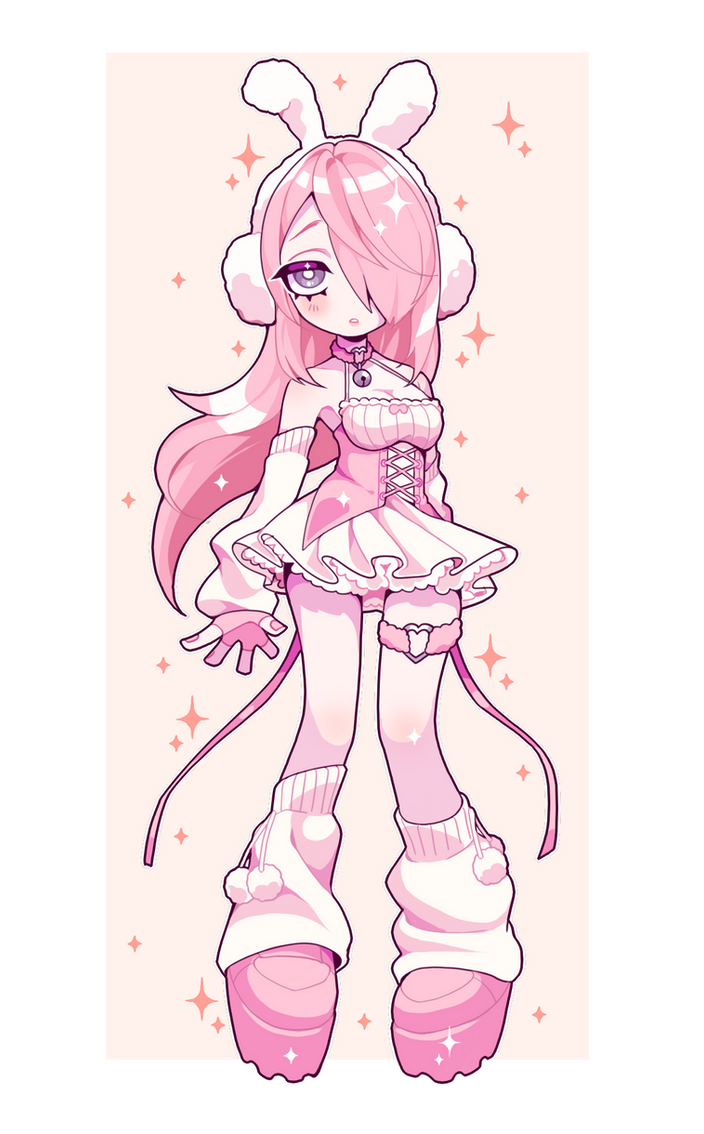 Pink Rabbit Gril Pink bunny girl by Smeoow on DeviantArt