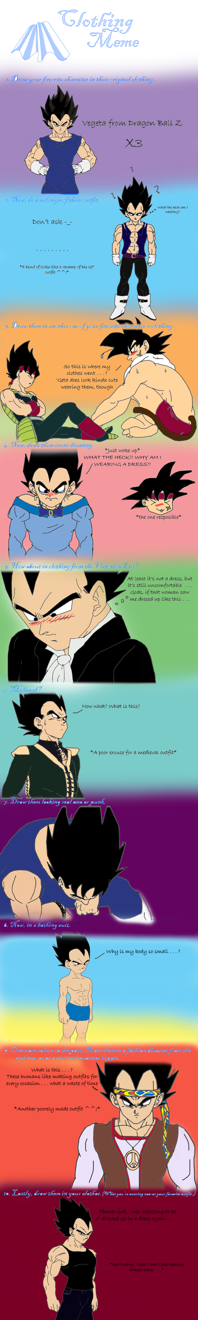 Vegeta's Clothing - MEME