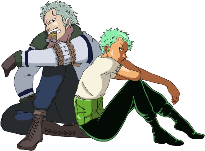 Por que Smoker e Zoro são tão parecidos ;--;