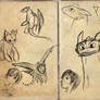 Toothless and Hiccup sketches