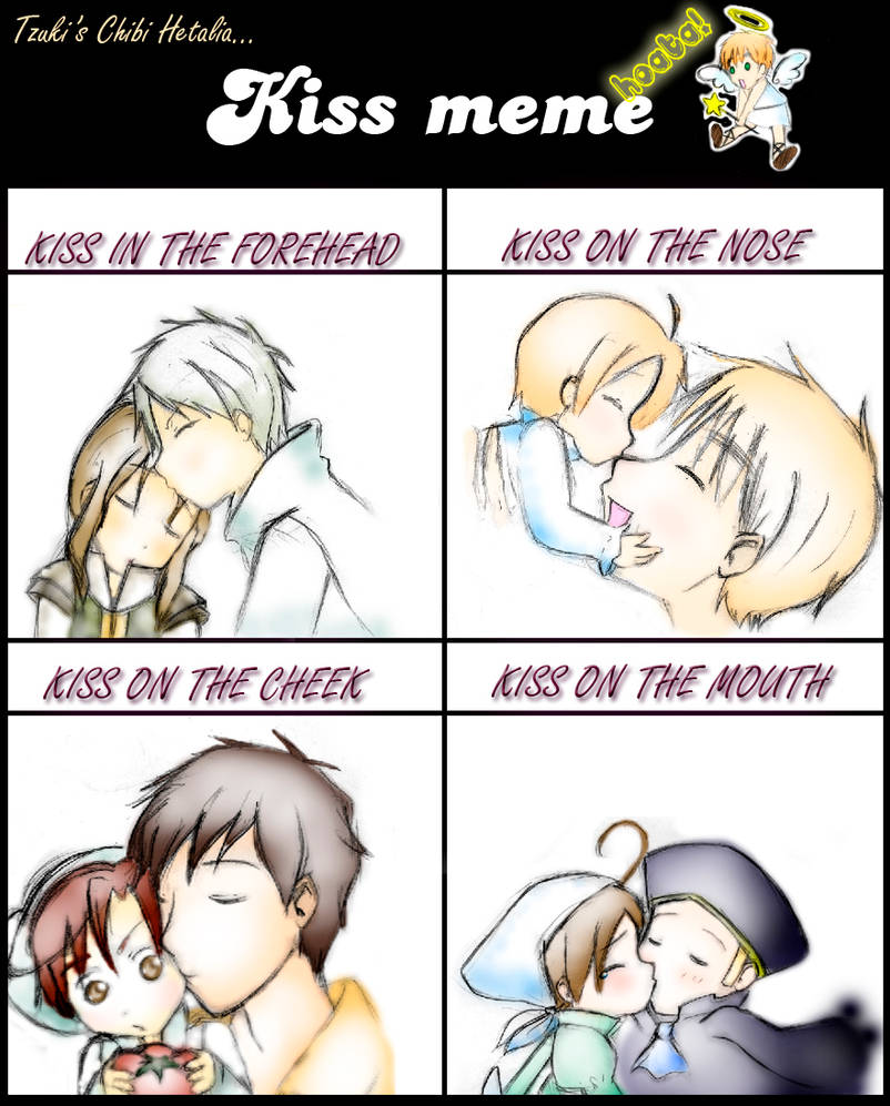 Hetalia Kiss Meme by SireneTzukiDark