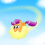 Scootaloo on Nimbus