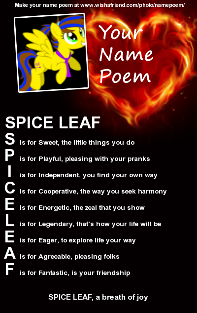 Spice Leaf Name thing