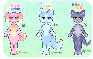 Anthro girls CHEAP Adopts [OPEN] (points only) by sourceplain