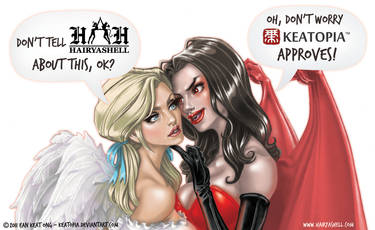 Lucifer's Ladies postcard