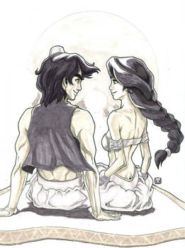 Aladdin and Princess Jasmine