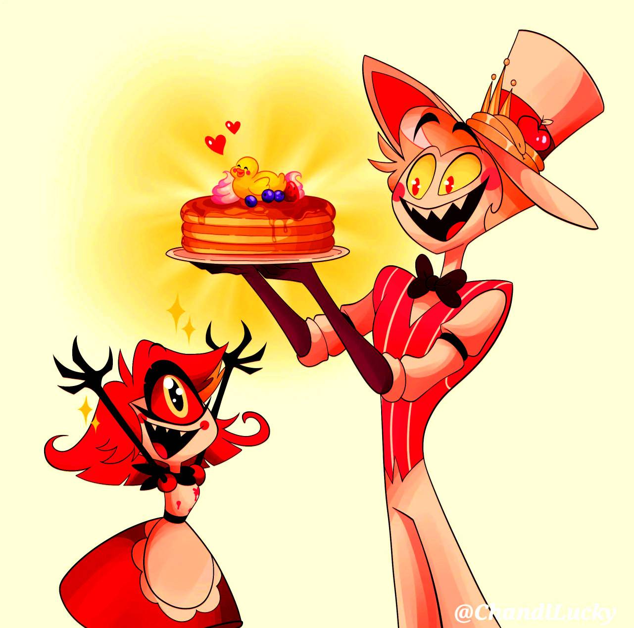 Lucifer makes Nifty Pancakes by mac876 on DeviantArt