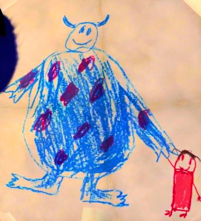 Sully and Boo drawing by mac876 on DeviantArt