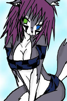 Furry wolf girl