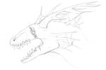 Reaper Dragon Sketch by Rasiris