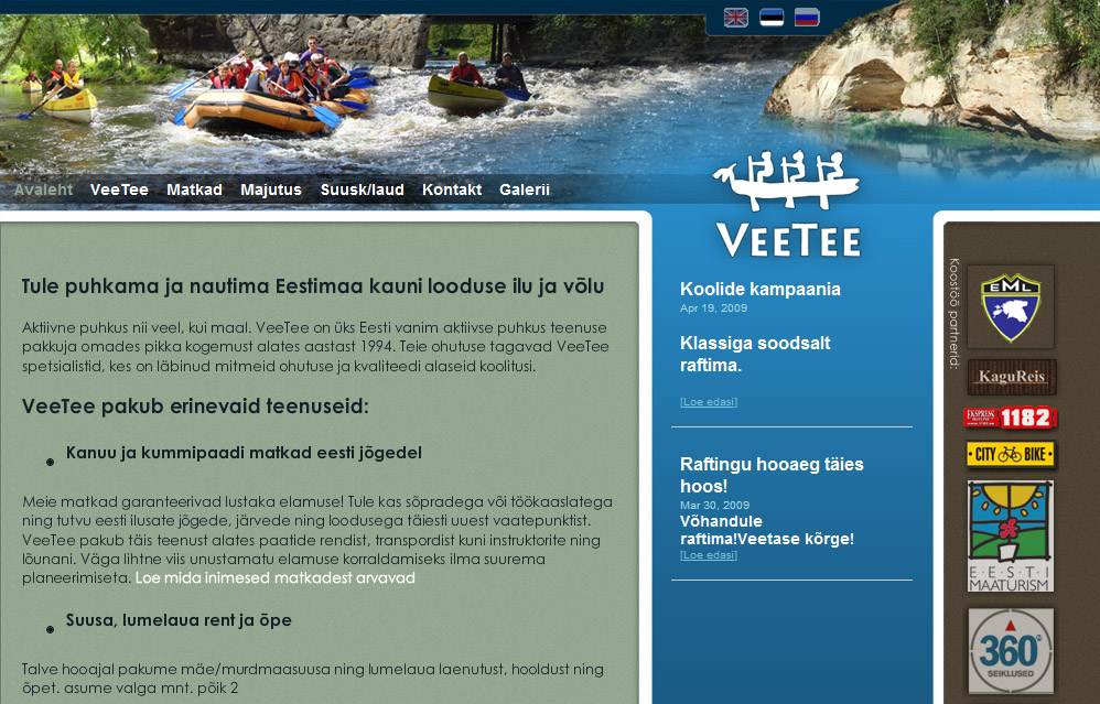 Rafting web