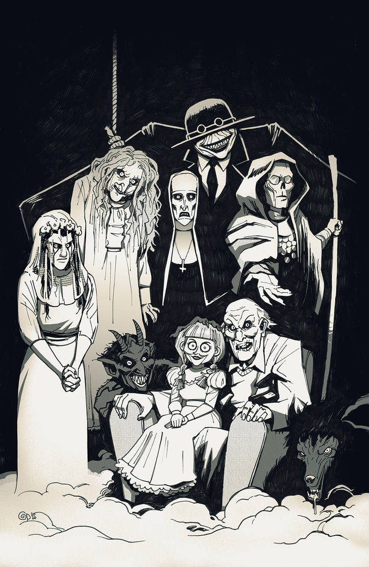 Conjuring Outlines Tribute to The Conjuring by gpoitel on DeviantArt