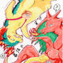 The most powerful Rival! Charizard and Typhlosion!