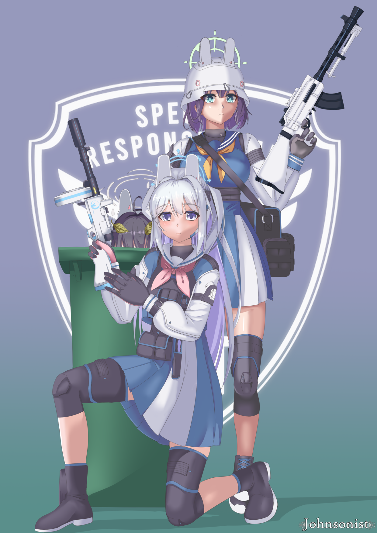 Blue Archive - Rabbit SRT by Johnsonist on DeviantArt