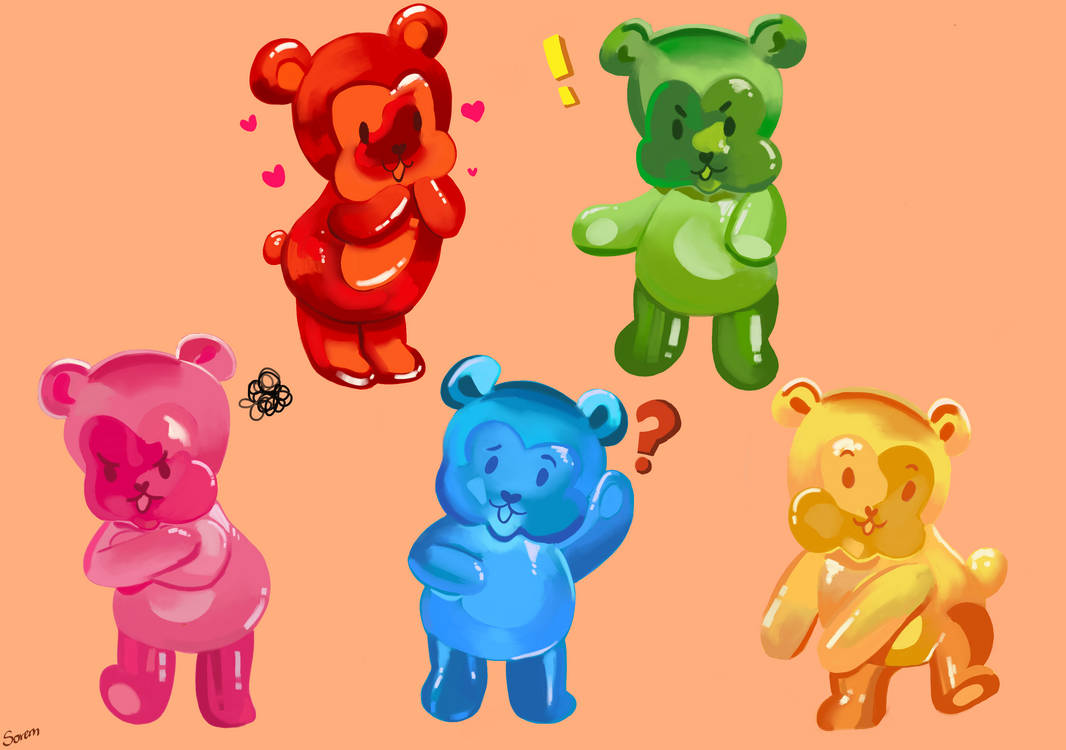 Deviantart Gummi Gummy bears by arekuart on DeviantArt