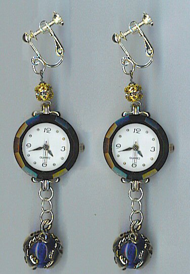 Watch Earrings