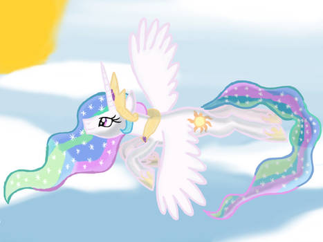 Princess celestia doing a turn