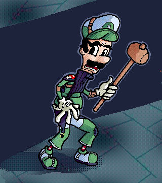 Mushroom Kingdom Hearts Luigi