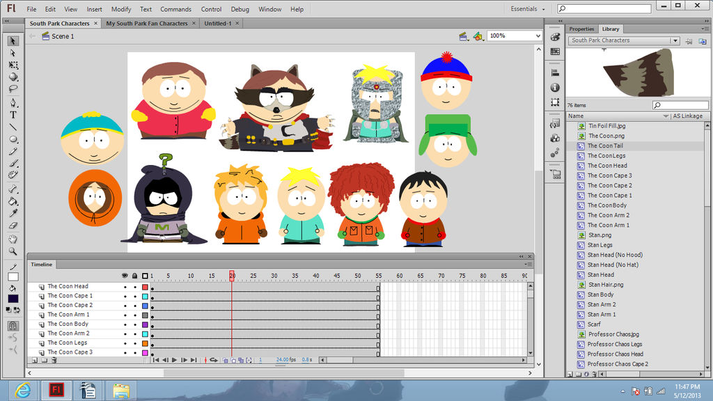 Cartman Character Rigs South Park Adobe Animate Rigs : TikTok – FVBWBY