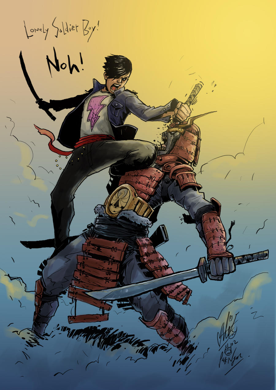Noh Lonely Soldier Boy By Pakngahalipz On Deviantart