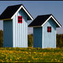 Dressing Booths by the Beach