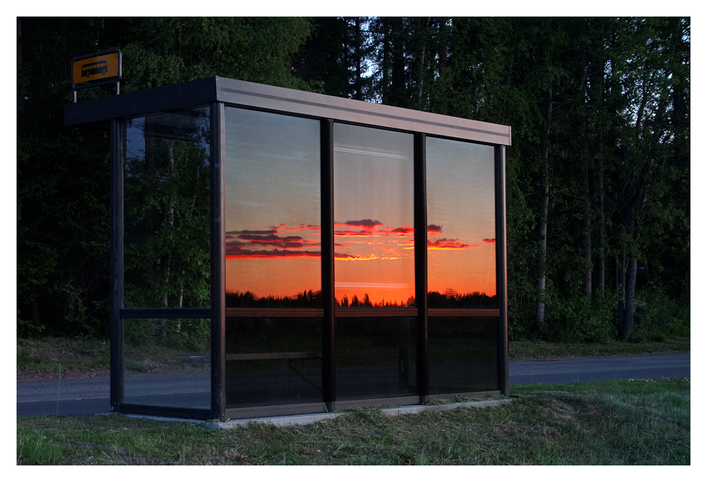 a Bus Stop by jjuuhhaa