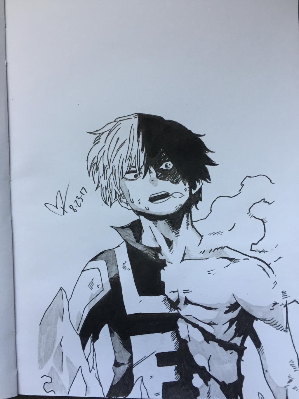 Shoto Todoroki From My Hero Academia By Clarkrankins On Deviantart