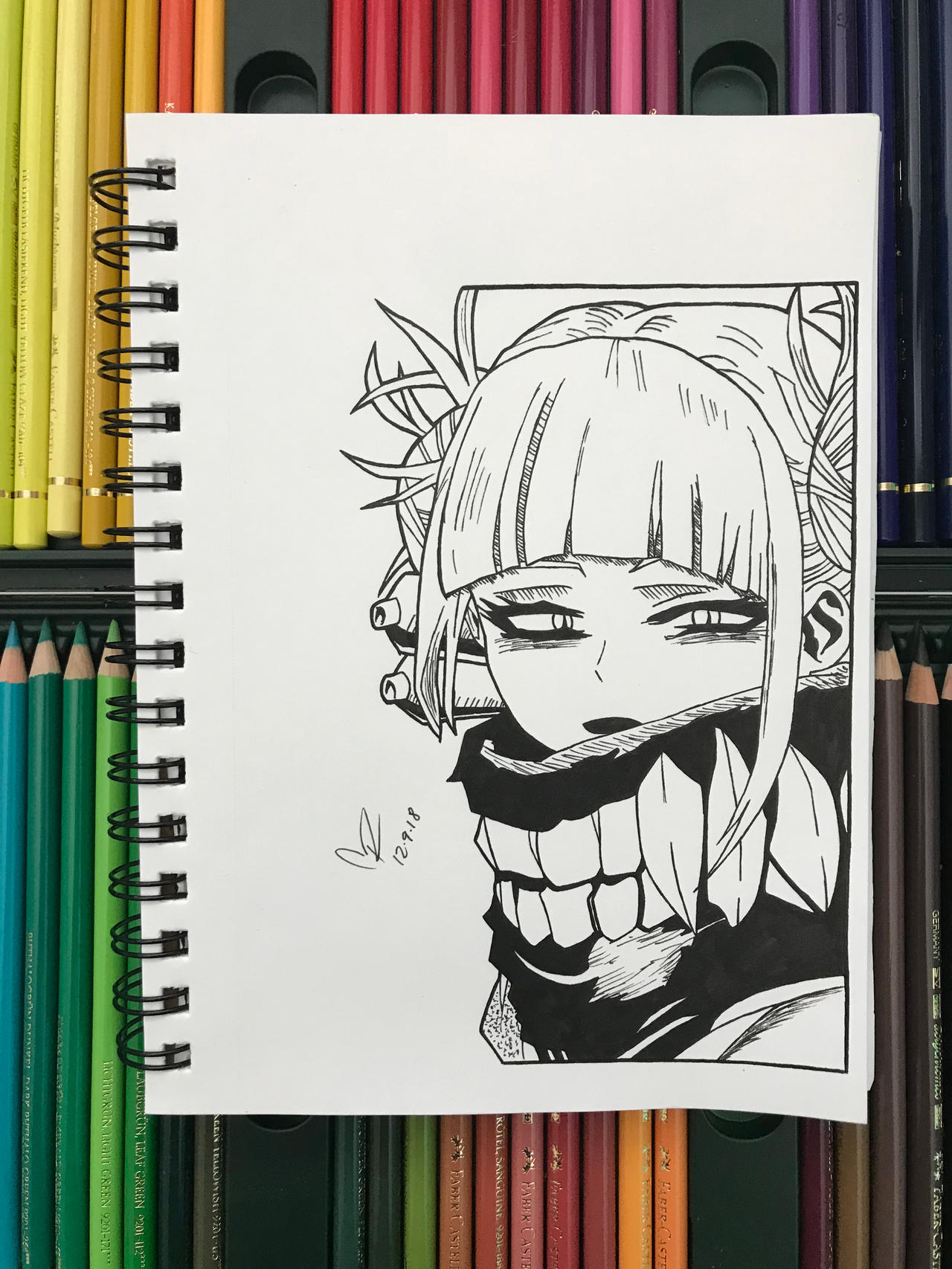 Himiko Toga Drawing From My Hero Academia By Clarkrankins On