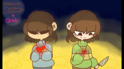 Frisk and Chara Collab