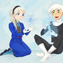 Danny Phantom and Elsa 2