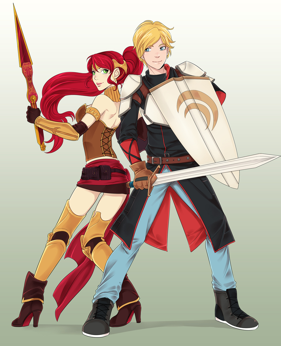 Pyrrha and Jaune