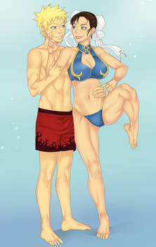 Naruto and Chun-Li