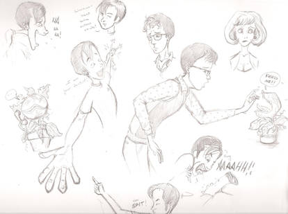 Little Shop of Horrors Doodles