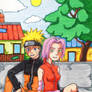 Sakura und Naruto