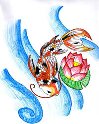 Koi Tattoo Design 2