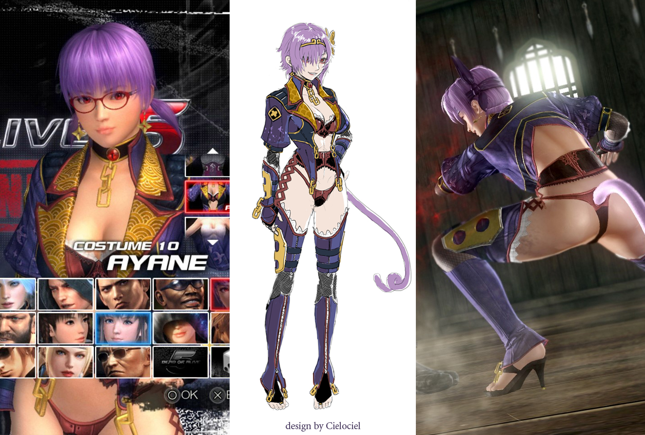 DOA5LastRound Costume Contest Designs (Ayane)