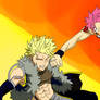 Natsu VS Sting