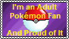 Adult Pokemon Fan's Stamp by RhaedaLeeMire